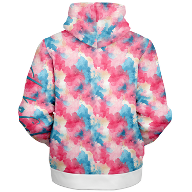 Chokefish™ Microfleece Zip-Up Hoodie Acid-Wash Colors-001